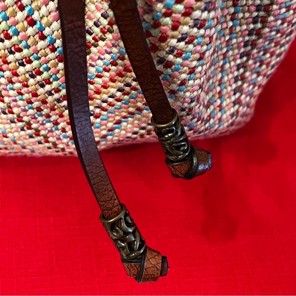 Fossil Cierra Wooden Ring Handle Multi Satchel - Picture 5 of 8